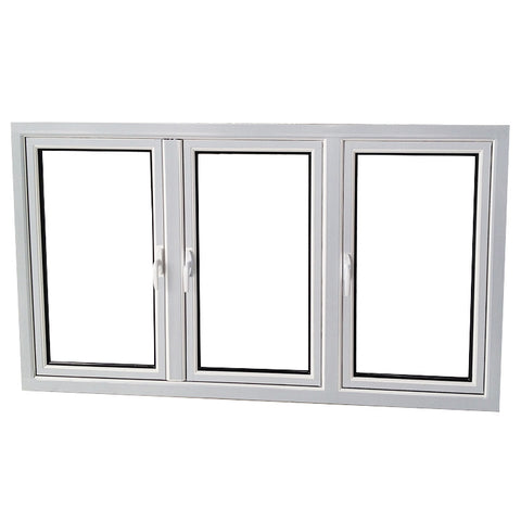 Australia standard double glazing Hinged window low price aluminium casement windows with mosquito net on China WDMA