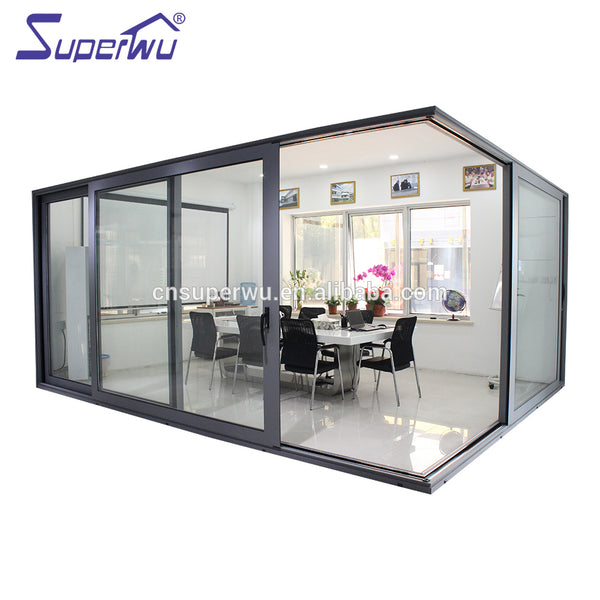 Australia standard galvanized aluminum frame sliding door OEM gliding door on China WDMA