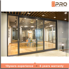 Australia standard slim frame aluminum glass sliding patio door design on China WDMA