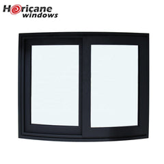 Australian American standards custom aluminium frame curved sliding glass windows on China WDMA