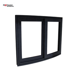 Australian American standards custom aluminium frame curved sliding glass windows on China WDMA