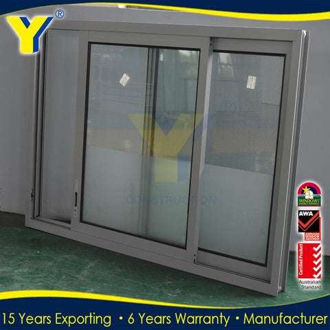 Australian & New Zealand standards AS 2047 NZS 4211 Double Glass Aluminium Horizontal Slider Window on China WDMA