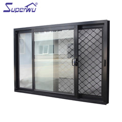 Australian Standard design window security grills sliding window doors on China WDMA