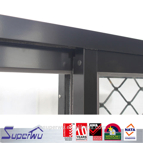 Australian standard AS2047 aluminium glass sliding windows with insect screen on China WDMA