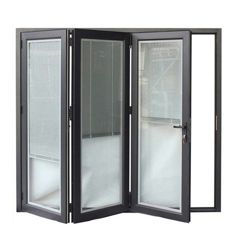 Australian standard automatic glass bifold door lightweight insulated on China WDMA