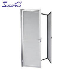 Australian standard security screen Aluminium sliding tempered glass door on China WDMA