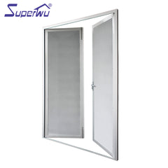 Australian standard security screen Aluminium sliding tempered glass door on China WDMA