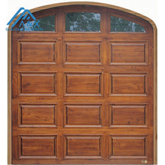 Automatic lift solid wood garage door on China WDMA