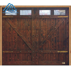 Automatic lift solid wood garage door on China WDMA