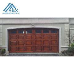 Automatic lift solid wood garage door on China WDMA