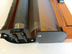 Automatic positioning bulk buy up-down sliding roller insect screen for windows on China WDMA