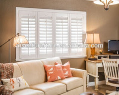 Basswood security bi-fold plantation shutter windows on China WDMA