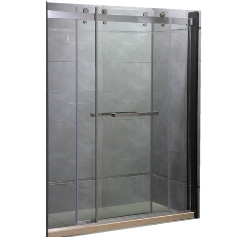 Bathroom glass sliding shower screen 3 panel shower door on China WDMA