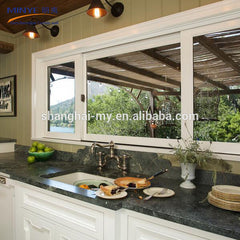 Beautiful upvc double rail sliding glass door in good quality on China WDMA