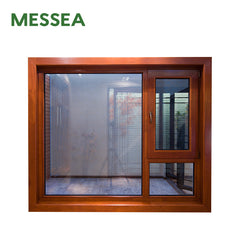 Best Grey Metal Aluminum Casement Windows MLN118 on China WDMA