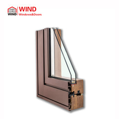 Best Price Aluminum Clad Wood Casement Flush Sash Window on China WDMA