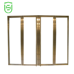 Best Selling Single Pane Panel Sliding Glass Doors Aluminum Veranda Thermal Break Sliding Door on China WDMA on China WDMA