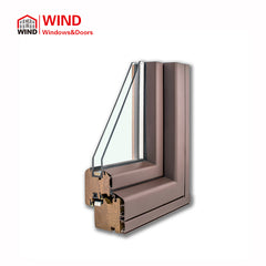 Best Soundproof American Style Garden Windows Metal Clad Wood Windows on China WDMA