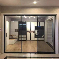 Best price narrow frame 3 panel patio sliding door with standard sizes on China WDMA