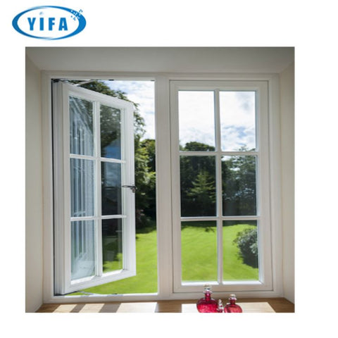 Best selling products aluminium frame casement window aluminum hand crank with fixed glass China Big Manufacturer Good Price on China WDMA