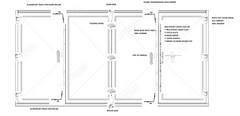 Bi Folding Door Fittings UPVC Sliding Door System FBI001 on China WDMA