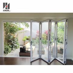 Bifold aluminum doors bi folding glass doors price on China WDMA