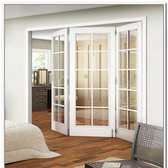 Bifold glass door frame sliding folding glass doors panel entrance thickness price on China WDMA