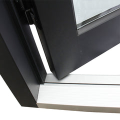 Black Aluminum alloy Casement Door on China WDMA