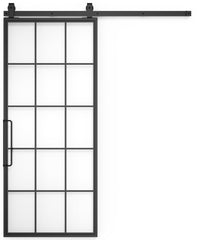 Black Metal Framed Glass Door Panel With Hardware Kit China Manufacturer, Steel Iron French sliding doors on China WDMA on China WDMA