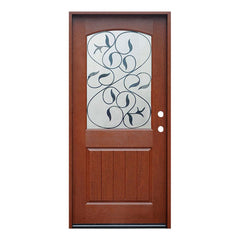 Brand New Flush Oak White Wooden Grain Single Louvre Doors House With Low Price on China WDMA