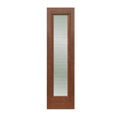 Brand New Flush Oak White Wooden Grain Single Louvre Doors House With Low Price on China WDMA