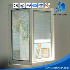 Built-in shutter glass for doors and windows Insulated blind shutter glass motorize on China WDMA