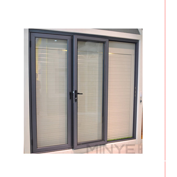 Buy wood texture aluminum windows triple tracks sliding window price on China WDMA