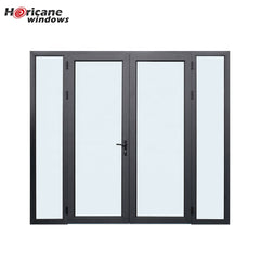 CSA NFRC AS2047 standard custom residential aluminum single casement hinged glass security door on China WDMA