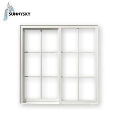 Certified vinyl details upvc doors company sliding window with grills