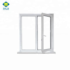 Cheap PVC 4 Panels Double Glaze Open Outside Replacement Casement Windows on China WDMA