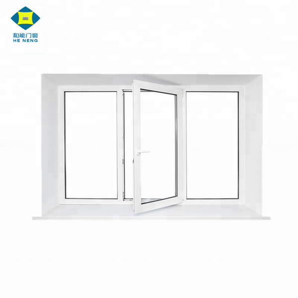 Cheap PVC 4 Panels Double Glaze Open Outside Replacement Casement Windows on China WDMA