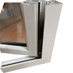 Cheap PVC casement swing double hungg glass windows with nets on China WDMA