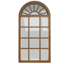 Cheap aluminum arch french doors and arch window design on China WDMA