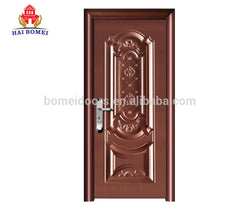 Cheap metal doors anti fire steel security door for interior steel sheet french fireproof exterior door on China WDMA