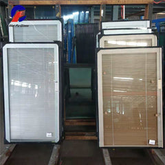 Cheap office glass sliding entry doors with internal blinds on China WDMA