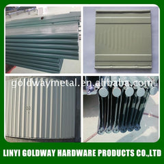 Cheap steel exterior accordion sliding door for warehouse on China WDMA