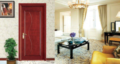 Cheapest composite wood swing entry MDF doors on China WDMA