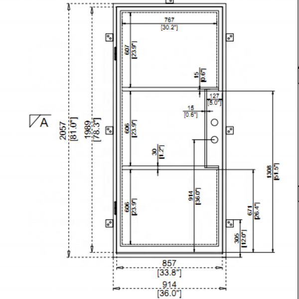 Cheapest price factory made single entry iron door with glass on China WDMA