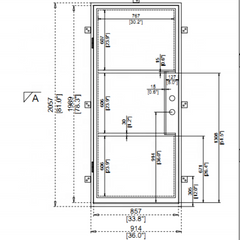 Cheapest price factory made single entry iron door with glass on China WDMA