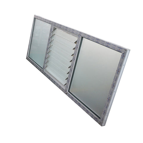 China Good Supplier UPVC Profile Windows Louver Frame Window with Exhaust Fan for Louvered Windows on China WDMA