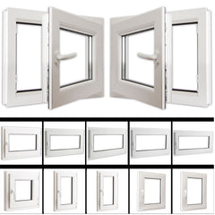 China Manufacture Sale UPVC/PVC Casement Glass Doors Price List With UPVC Windows on China WDMA