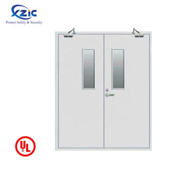 China Manufacturer Interior Stainless Main Fire Resistant Steel Door with Glass on China WDMA