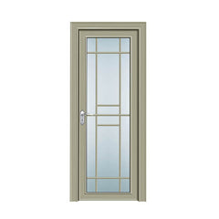 China Supplier New Design Door Aluminium Frame Frosted Double Tempered Glass Interior Toilet Door Entry Door on China WDMA