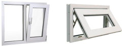 China Top Manufacturer Double Glazing Cheap uPVC Plastic Profile Awning Window on China WDMA